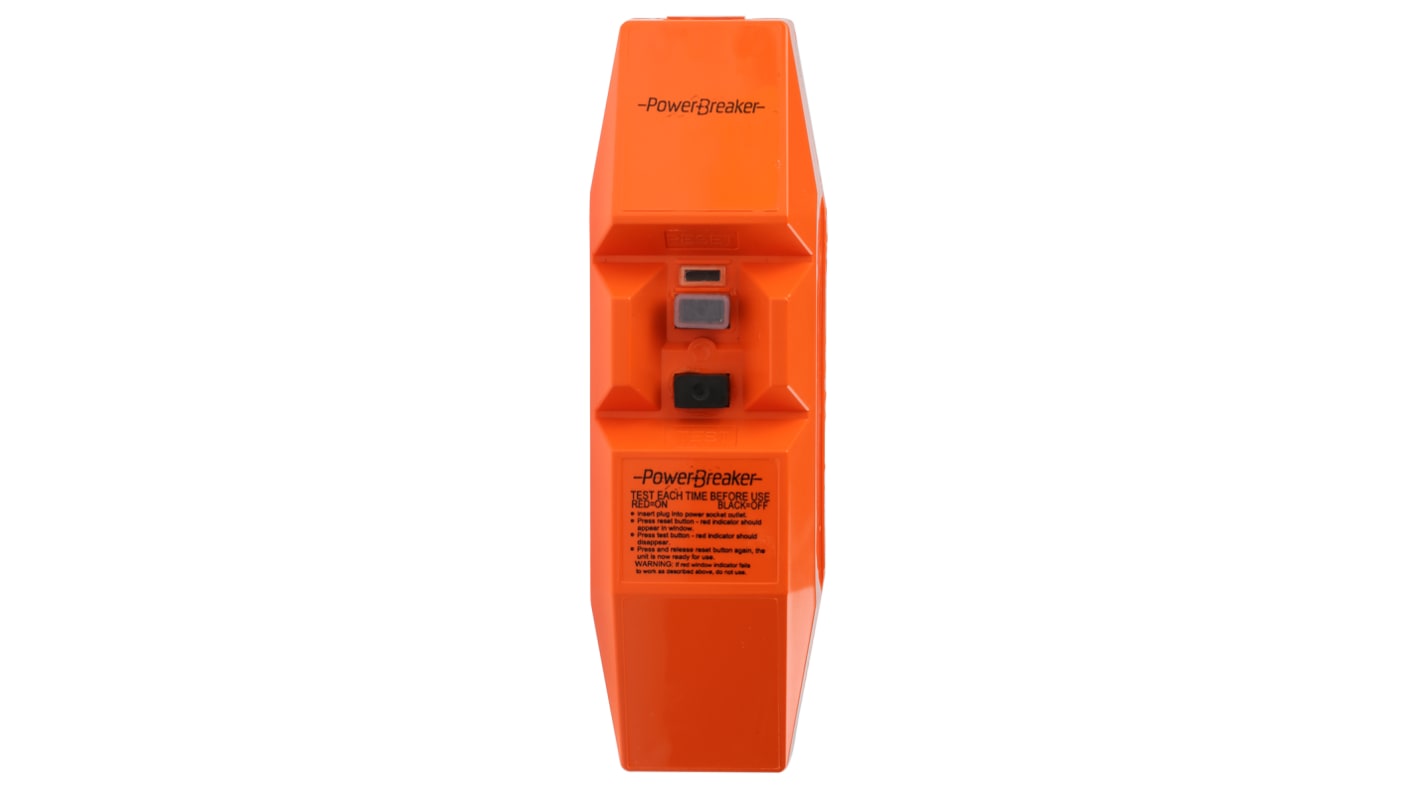 Connettore RCD Powerbreaker J62-T, 2 poli, corrente di intervento 30mA, 230 V c.a., 16A