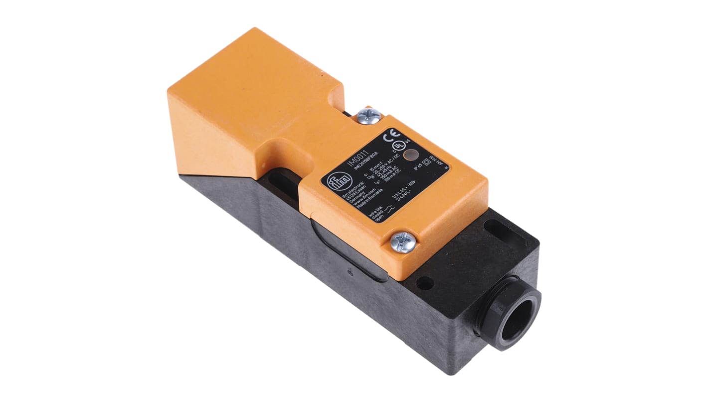 ifm electronic Inductive Block-Style Proximity Sensor, 15 mm Detection, 20 → 250 V ac/dc, IP65