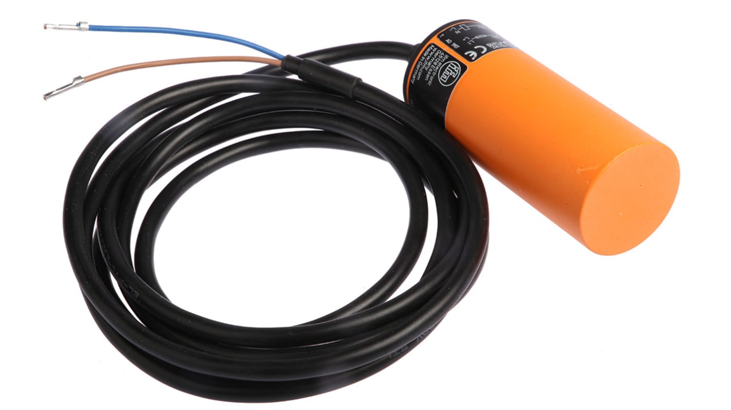 ifm electronic Capacitive Barrel-Style Proximity Sensor, 20 mm Detection, 20 → 250 V ac/dc, IP65