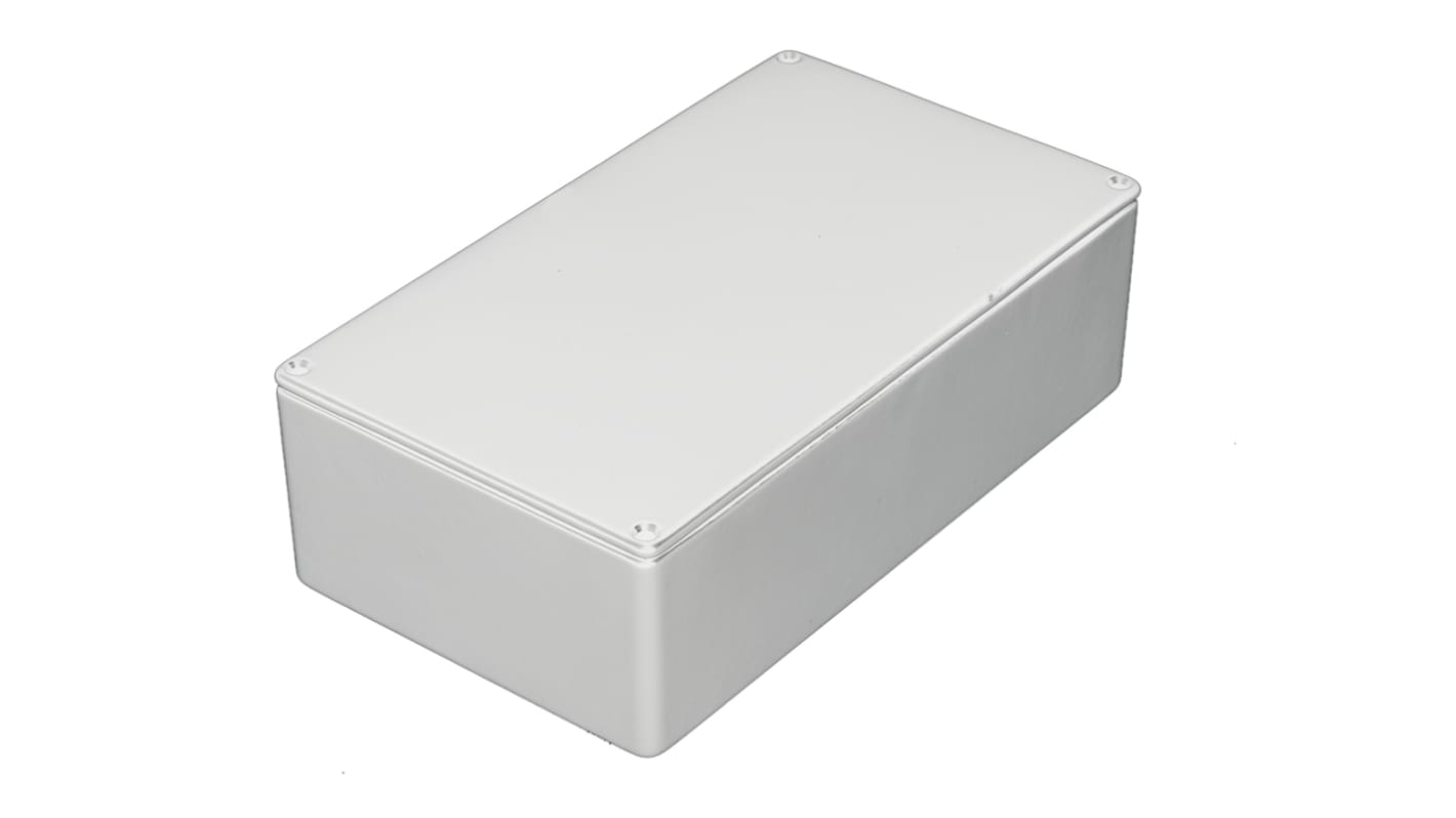 Contenitore RS PRO in Alluminio pressofuso 112 x 62 x 30.5mm, col. Bianco, IP54, schermato