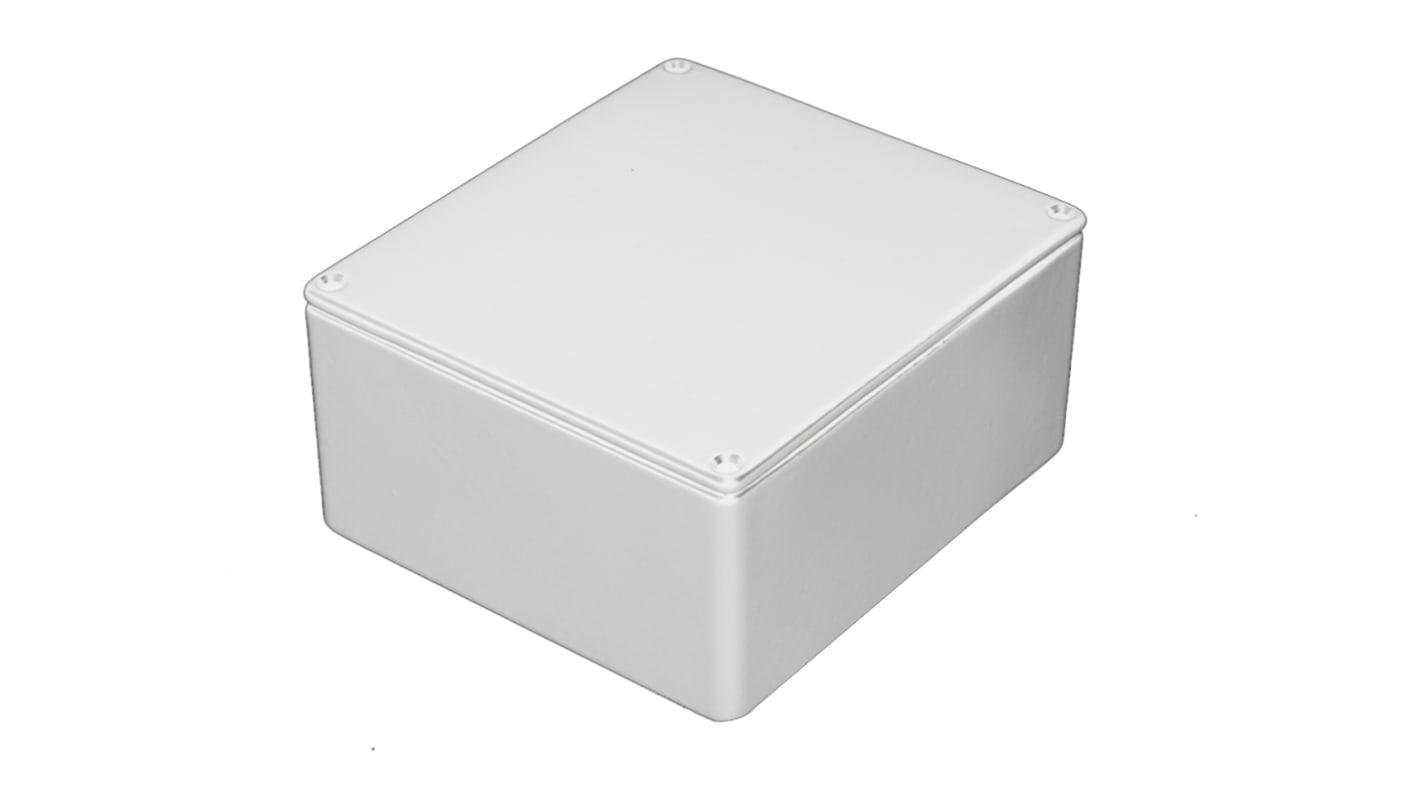 Caja RS PRO de Aluminio Presofundido Blanco, 121 x 95 x 61mm, IP54, Apantallada