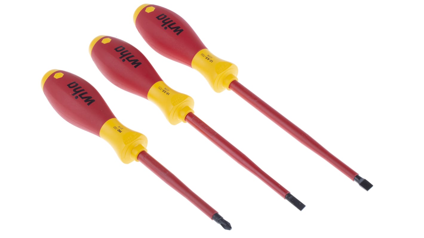 Wiha Tools Phillips, Slotted Screwdriver Set, 6-Piece