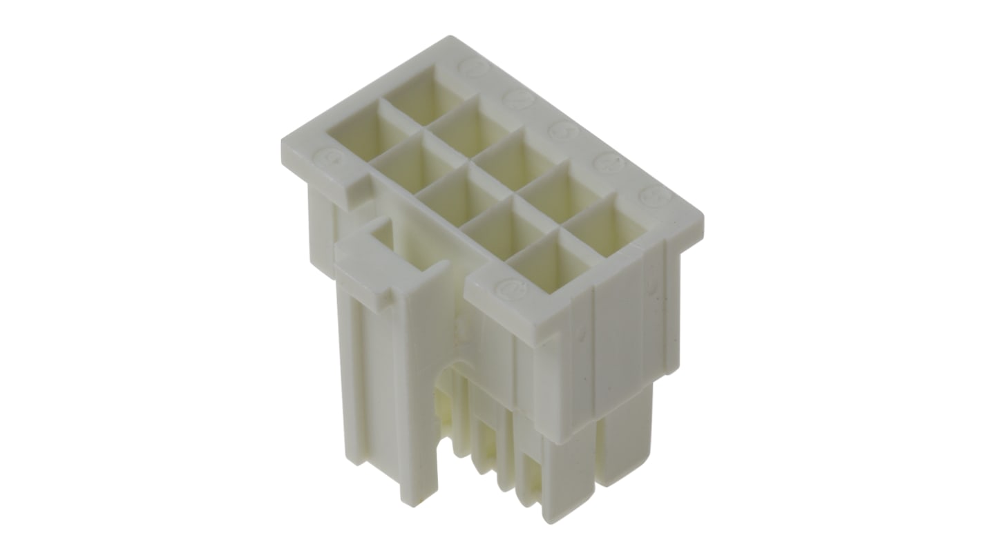 Samtec, IPD1 Male Crimp Connector Housing, 2.54mm Pitch, 10 Way, 2 Row