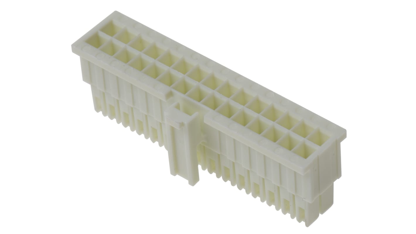 Samtec, IPD1 Male Crimp Connector Housing, 2.54mm Pitch, 30 Way, 2 Row