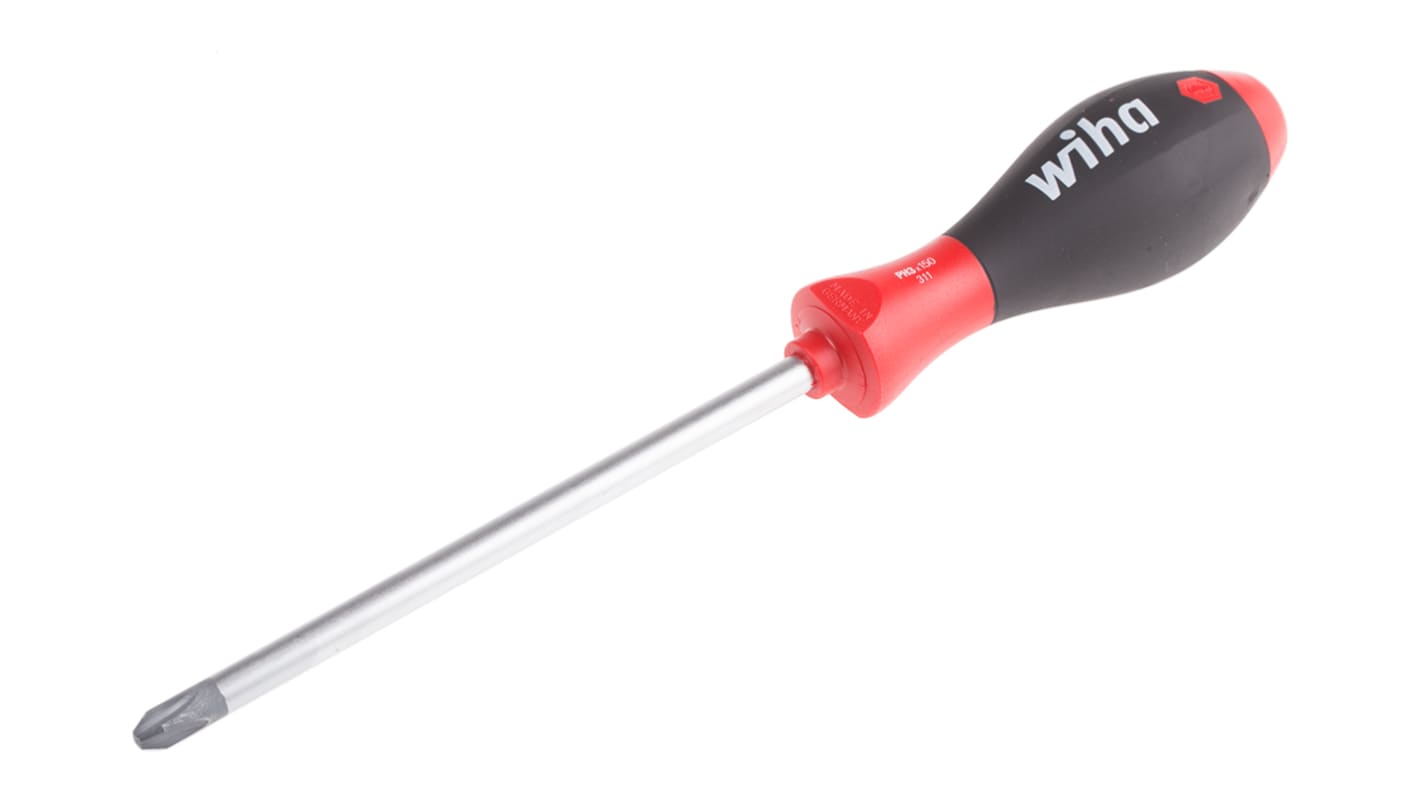 Wiha Tools Phillips, PH3 Tip, 150 mm Blade, 274 mm Overall