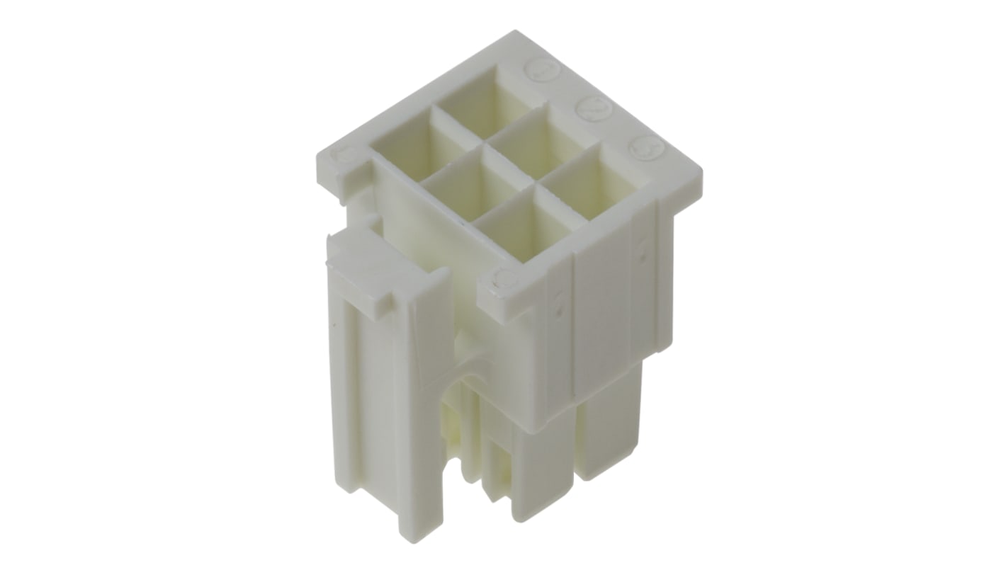 Samtec, IPD1 Male Crimp Connector Housing, 2.54mm Pitch, 6 Way, 2 Row