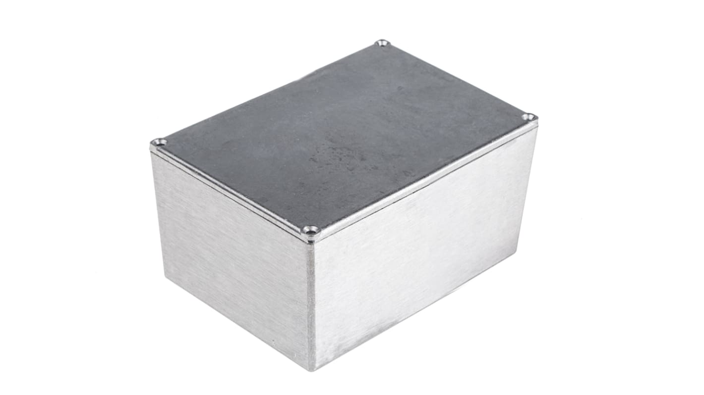 Caja RS PRO de Aluminio Presofundido Plateado, 120.5 x 79.6 x 59.3mm, IP54, Apantallada