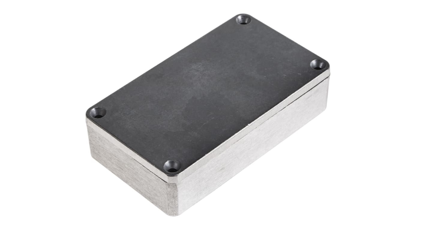 Caja RS PRO de Aleación de aluminio Plateado, 115 x 65 x 30.2mm, IP65, Apantallada