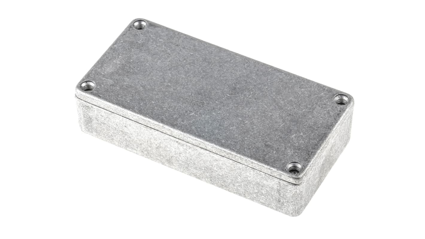 Caja RS PRO de Aluminio Presofundido Plateado, 101 x 50 x 24.5mm, IP54, Apantallada