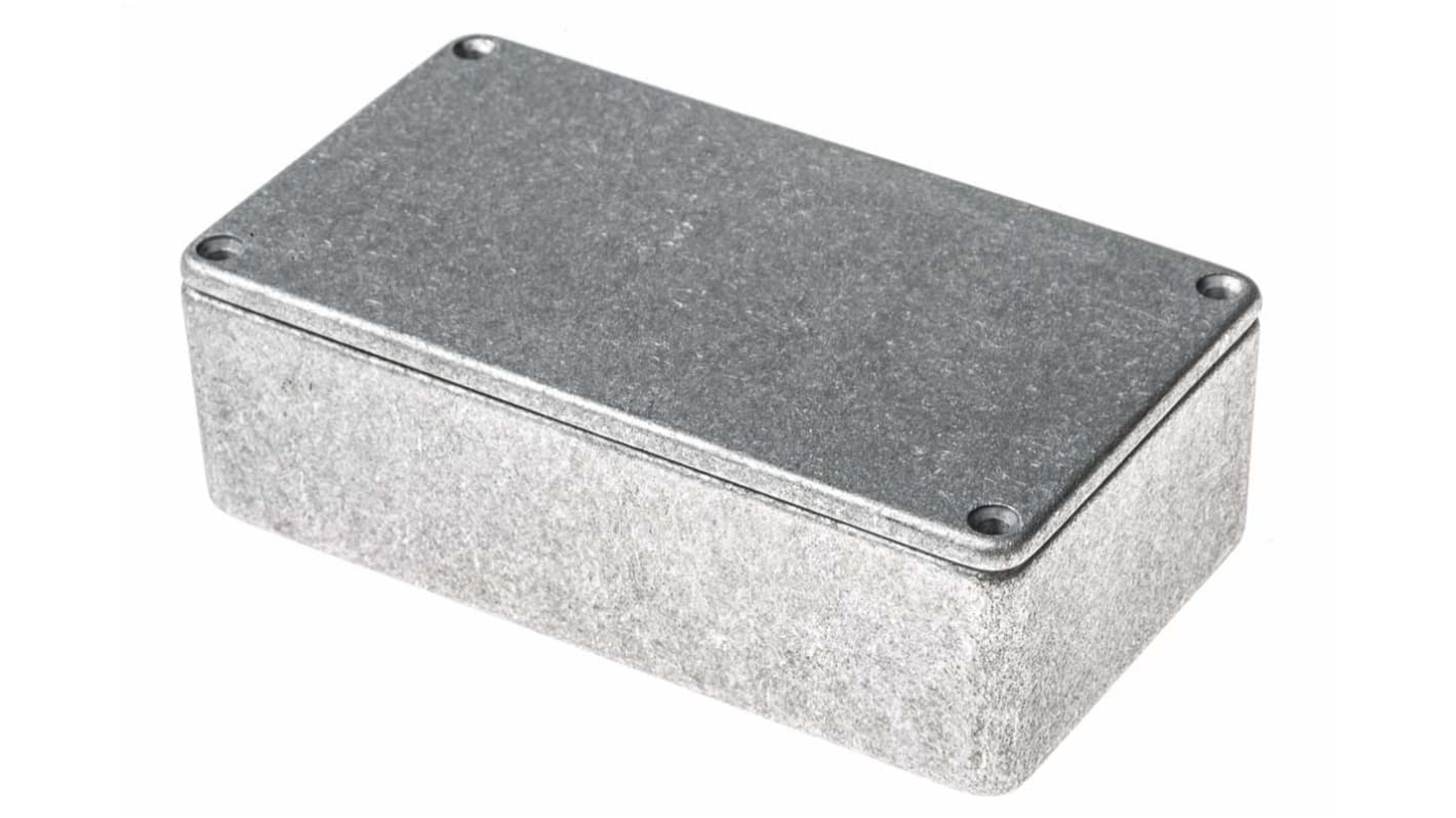 Caja RS PRO de Aluminio Presofundido Plateado, 120 x 65.5 x 39.75mm, IP54, Apantallada