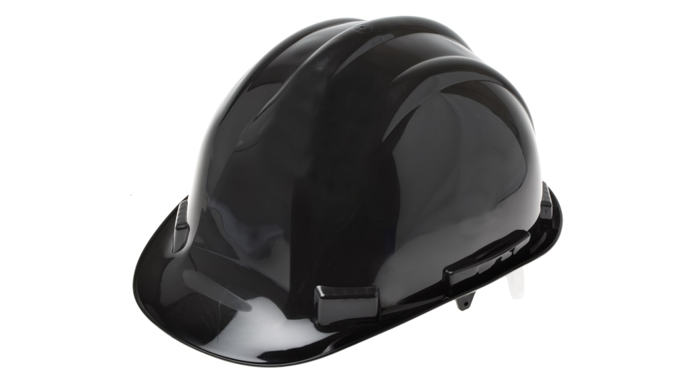 RS PRO Black Safety Helmet , Adjustable