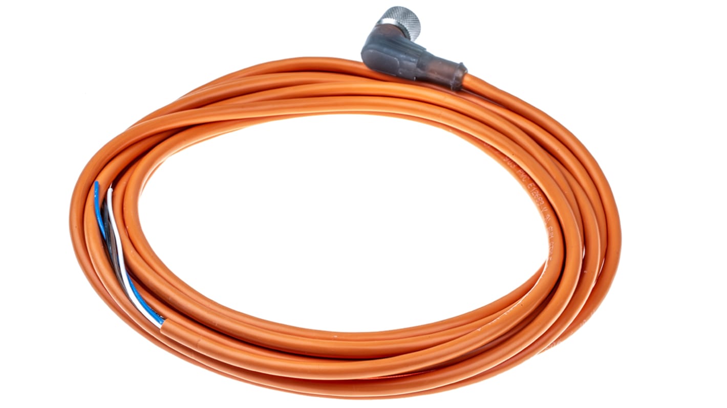 Lumberg Automation Right Angle Female 4 way M12 to Unterminated Sensor Actuator Cable, 5m