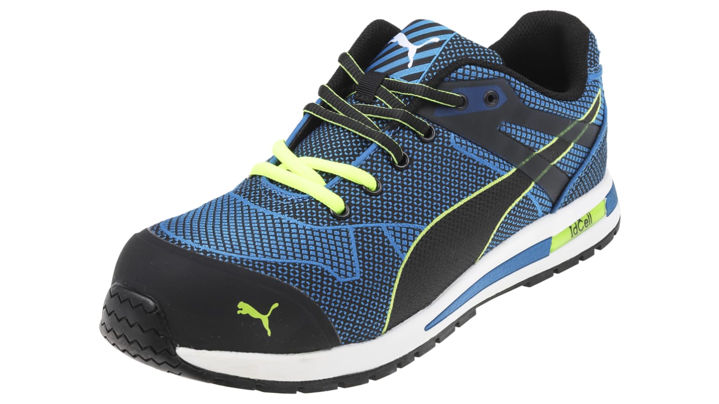 Scarpe sportive antinfortunistiche S1P Puma Safety tg. 43, col. Blu, con puntale di sicurezza