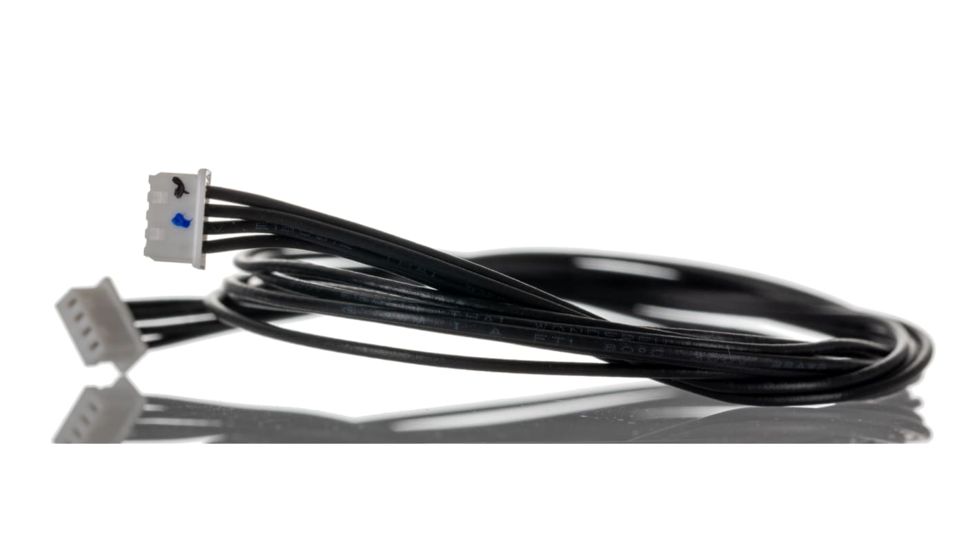 Conjunto de cables Molex PicoBlade 15134, long. 450mm, Con A: Hembra, 4 vías, Con B: Hembra, 4 vías, paso 1.25mm