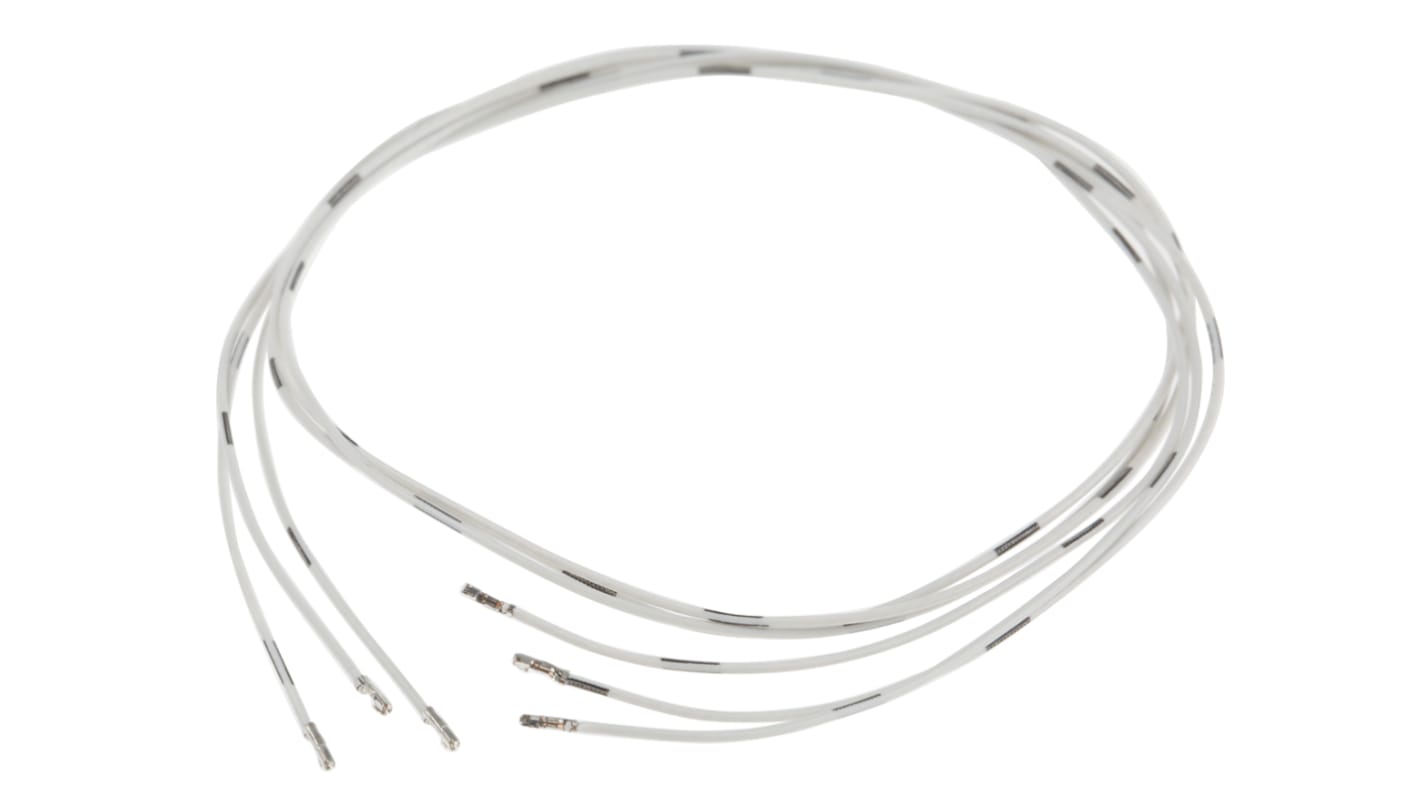 Conector FPC macho Hirose serie DF52, paso 0.8mm, 1 fila, para crimpar, montaje en cable