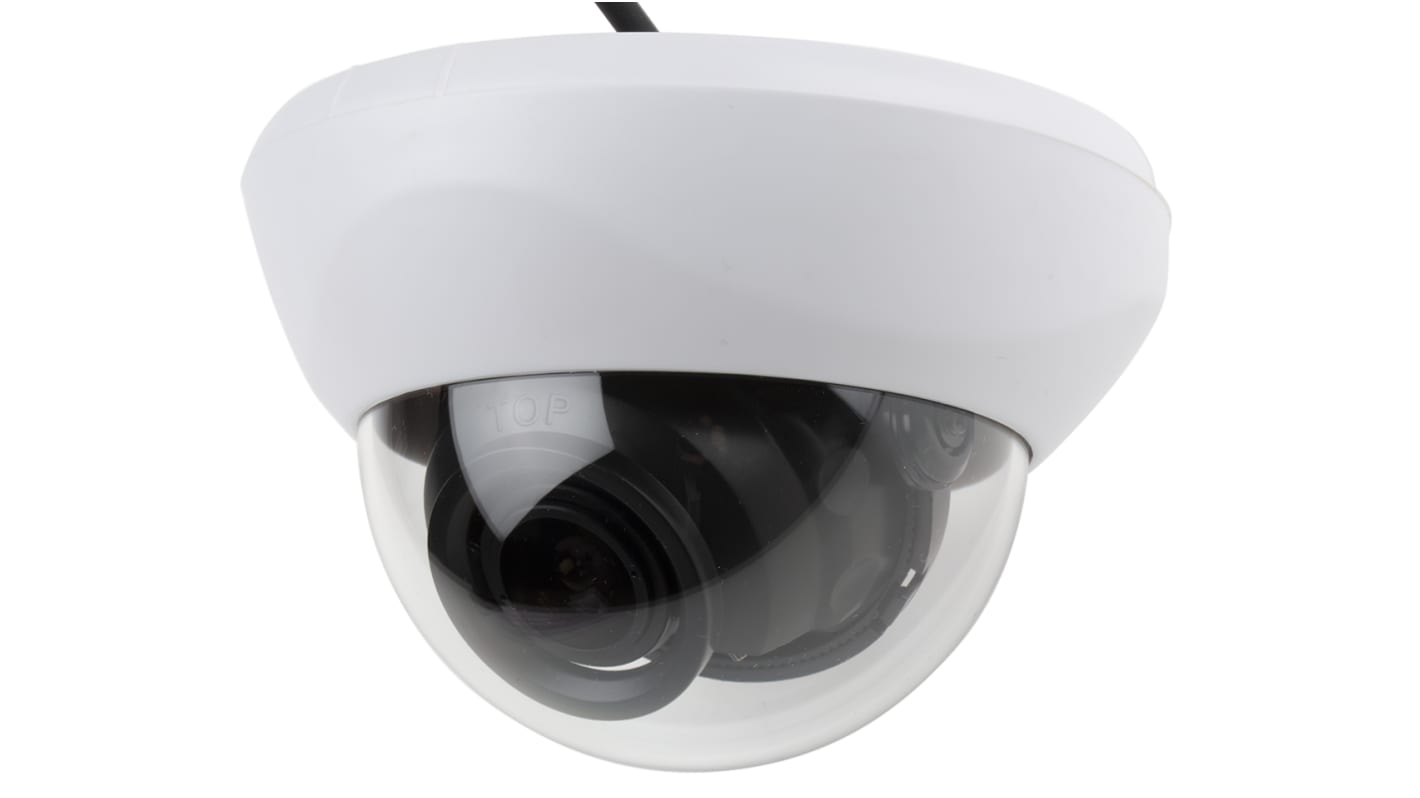 RS PRO Analog CCTV-Kamera, Innenbereich, 1312 x 1069pixels, ø 132.3mm x 118 mm, Kuppelförmig