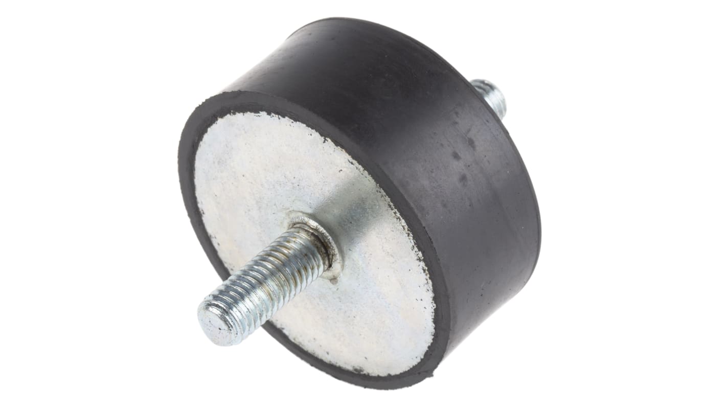 RS PRO M10 Anti Vibration Mount, Male to Male Bobbin with 351kg