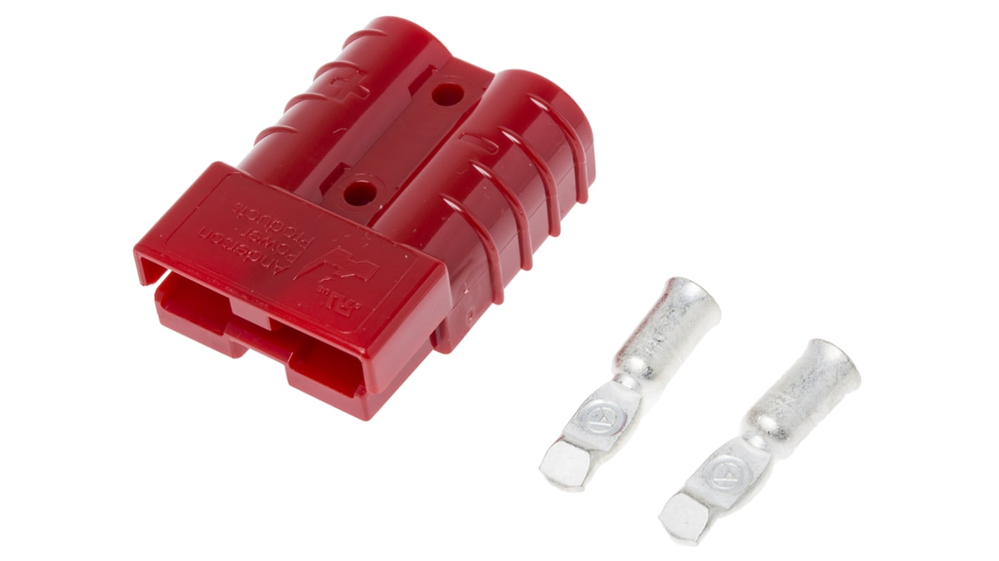 Conector de batería Anderson Power Products, de color Rojo, 50A