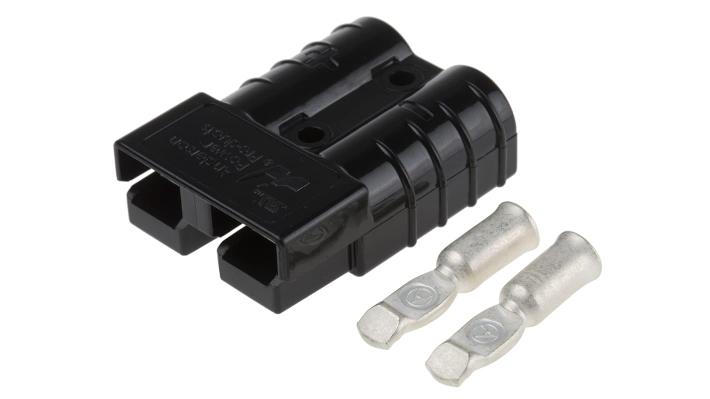 Conector de batería Anderson Power Products, de color Negro, 50A