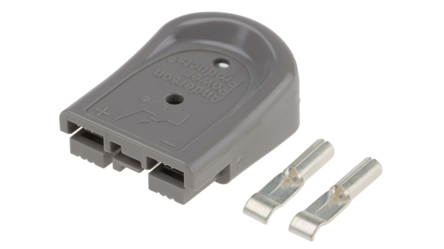 Conector de batería Anderson Power Products, de color Gris, 52A