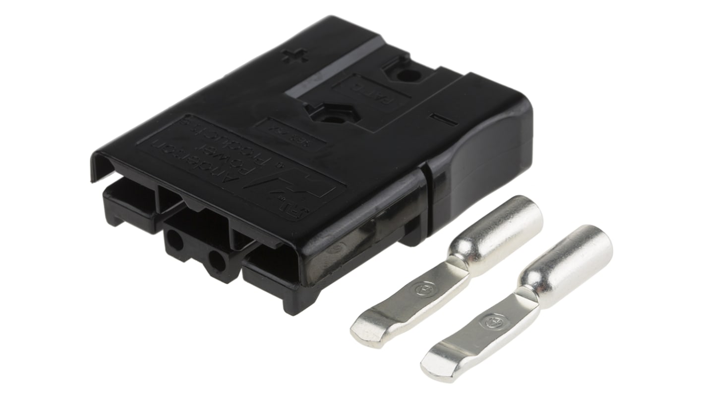 Conector de batería Anderson Power Products, de color Negro, 110A