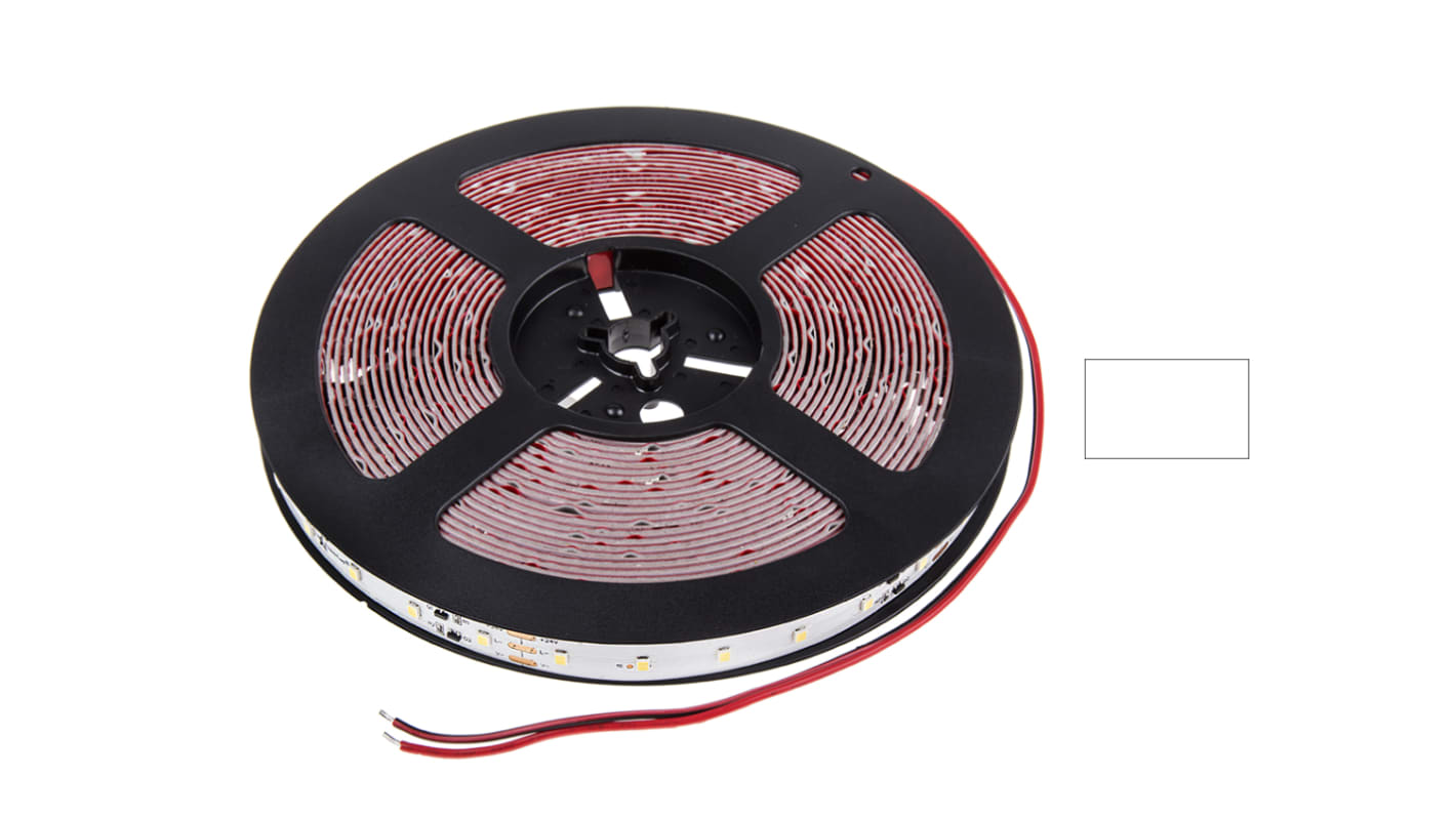 PowerLED 24V dc White LED Strip Light, 4000K Colour Temp, 10m Length