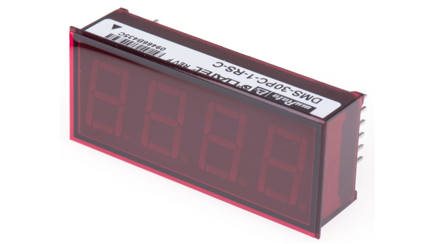 Murata Power Solutions 電圧測定用デジタルパネルメータ DC LED DMS 30PC-1-RS-C | RS
