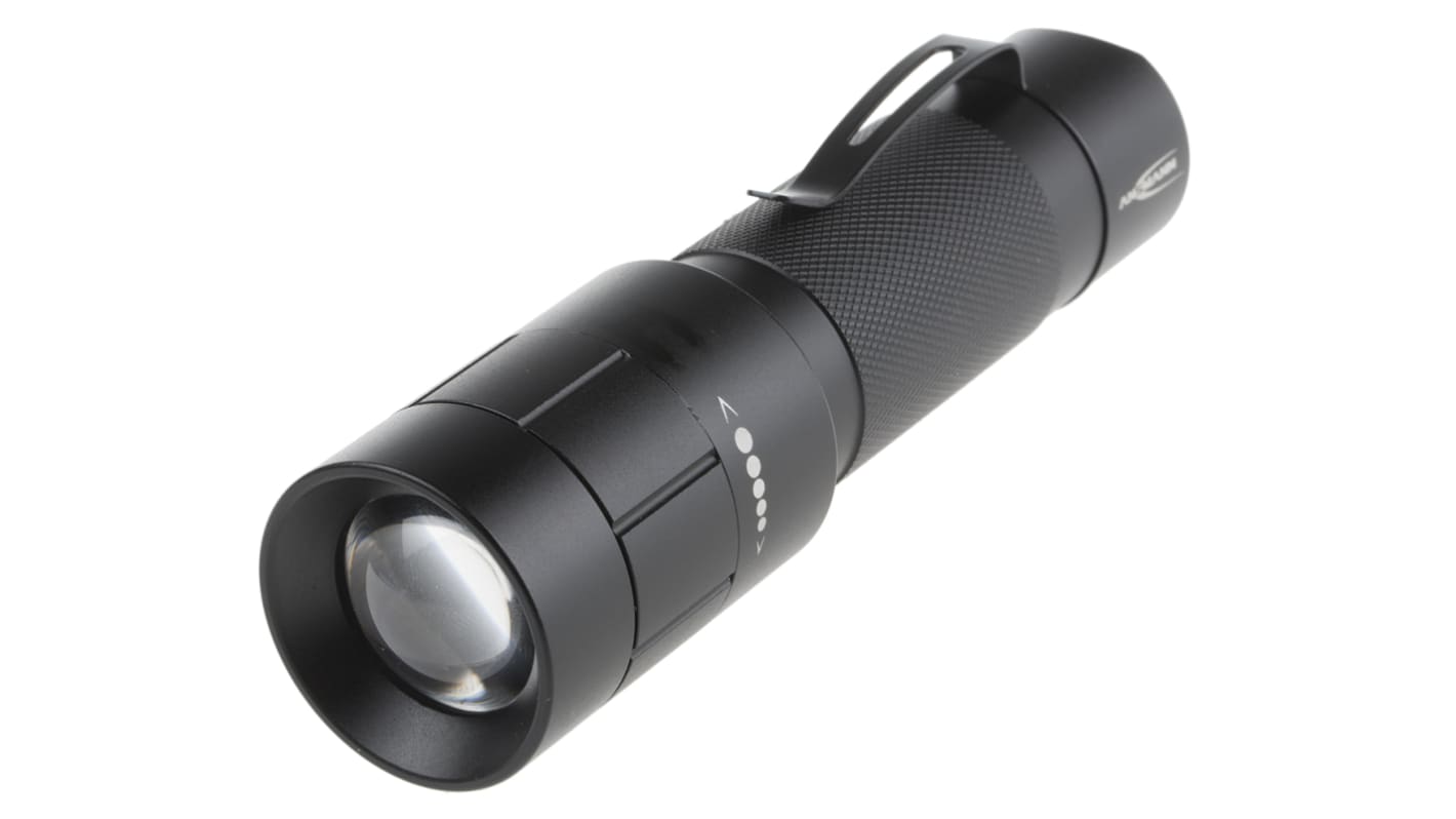 Lampe torche Ansmann LED non rechargeable, Noir, 320 lm