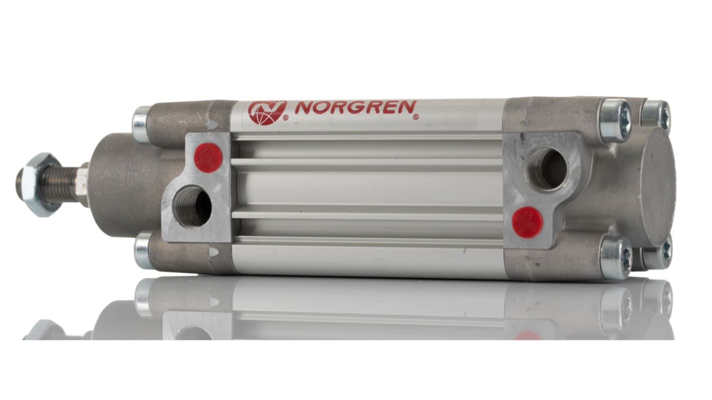 Norgren Pneumatic Piston Rod Cylinder - 40mm Bore, 50mm Stroke, PRA/802000/M Series, Double Acting