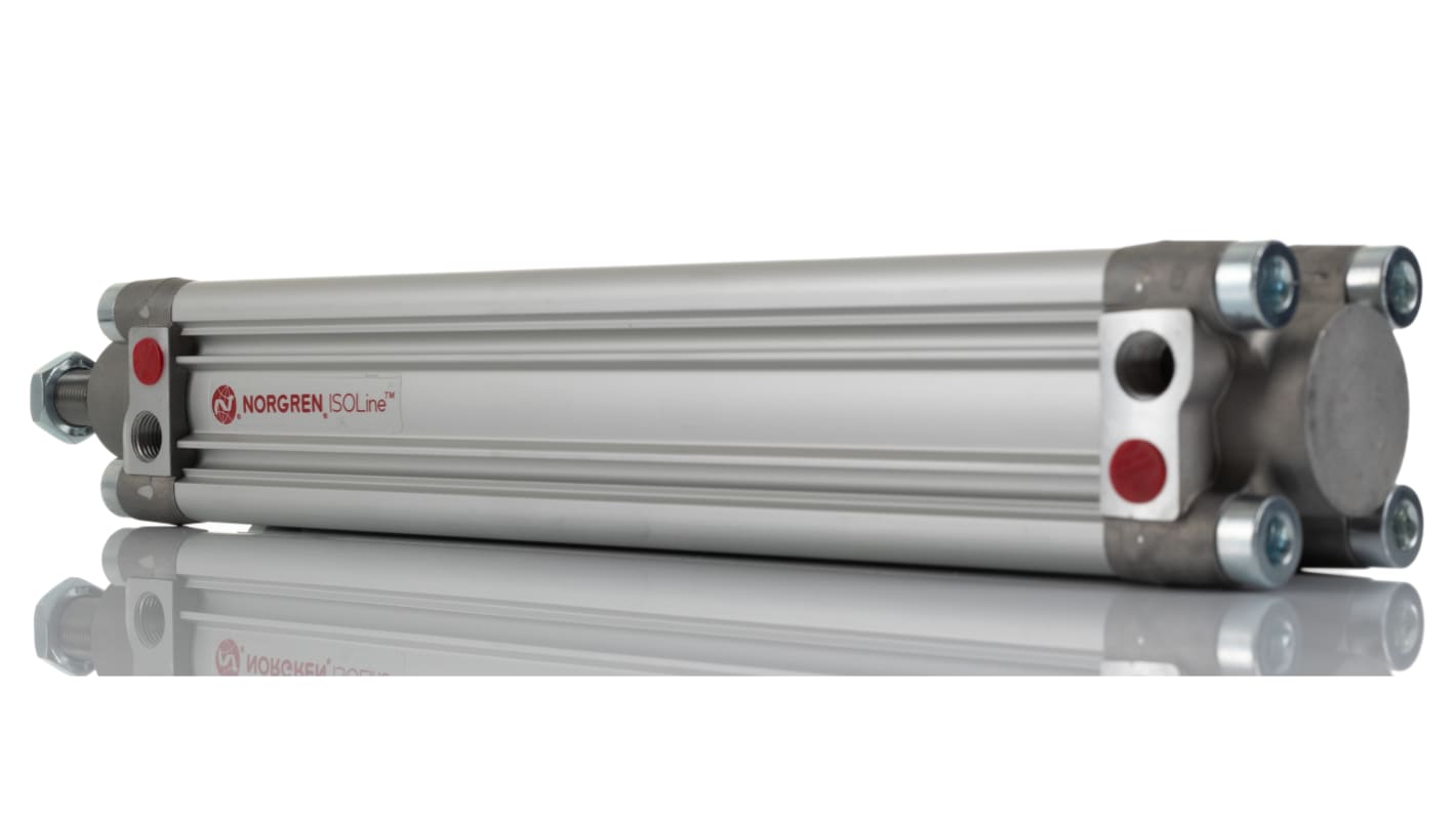 Norgren Pneumatic Piston Rod Cylinder - 50mm Bore, 250mm Stroke, PRA/802000/M Series, Double Acting