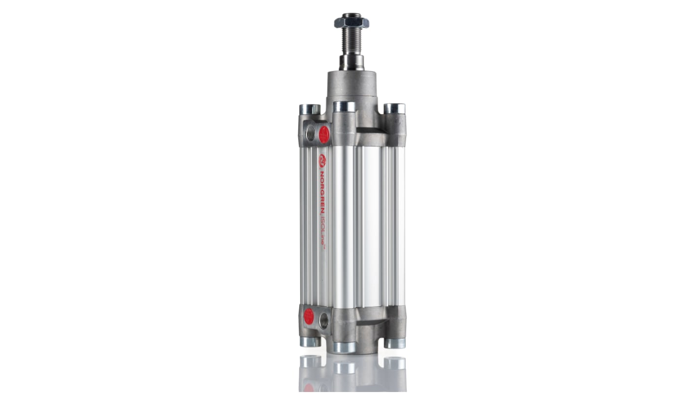 Norgren Pneumatic Piston Rod Cylinder - 50mm Bore, 80mm Stroke, PRA/802000/M Series, Double Acting