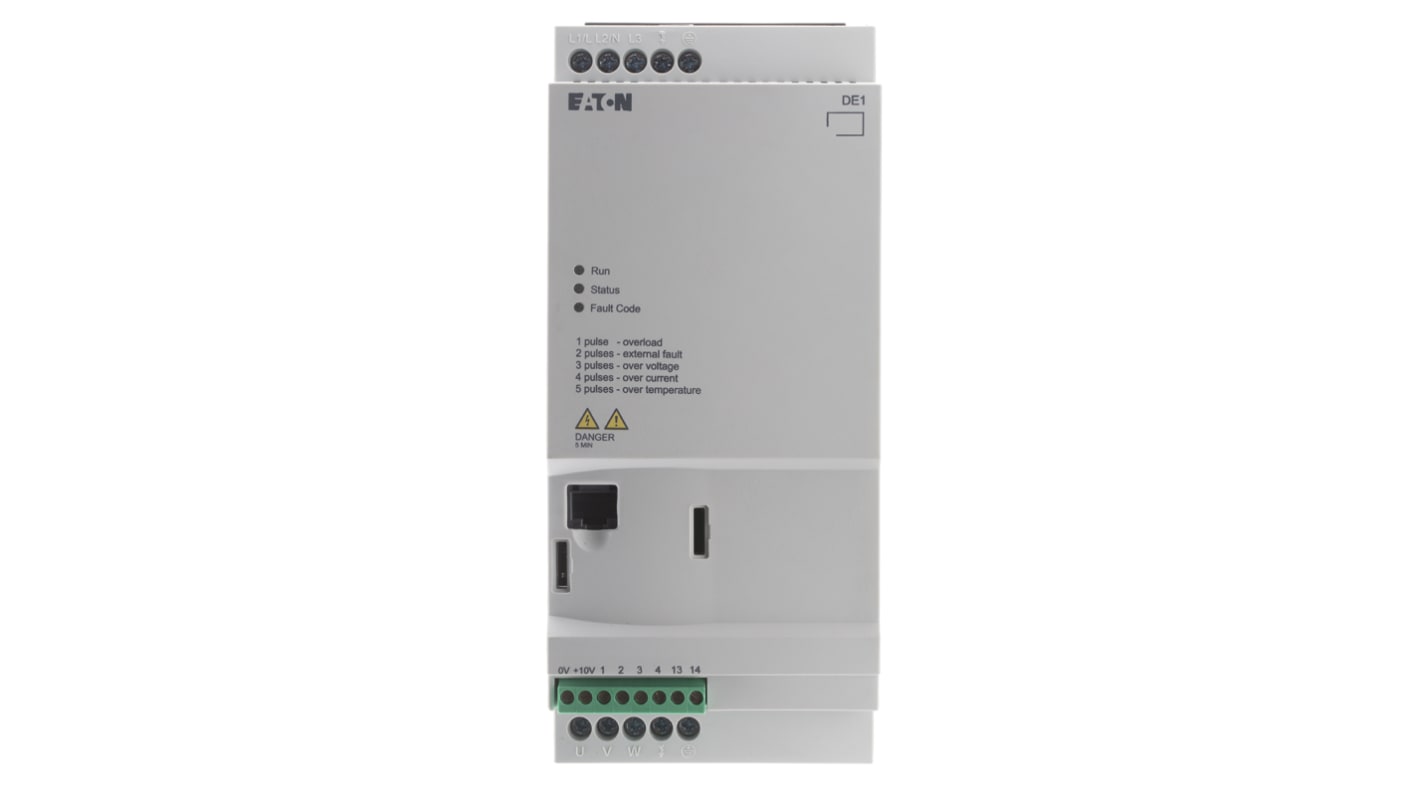 Eaton Variable Speed Starter, 4 kW, 3 Phase, 480 V ac, 8.5 A, Series