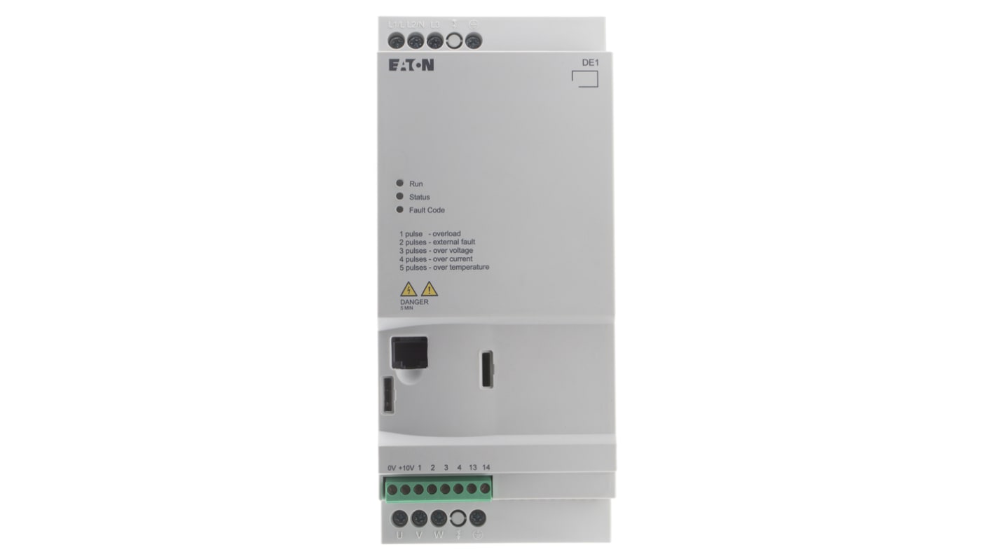 Eaton Variable Speed Starter, 4 kW, 3 Phase, 480 V ac, 8.5 A, Series