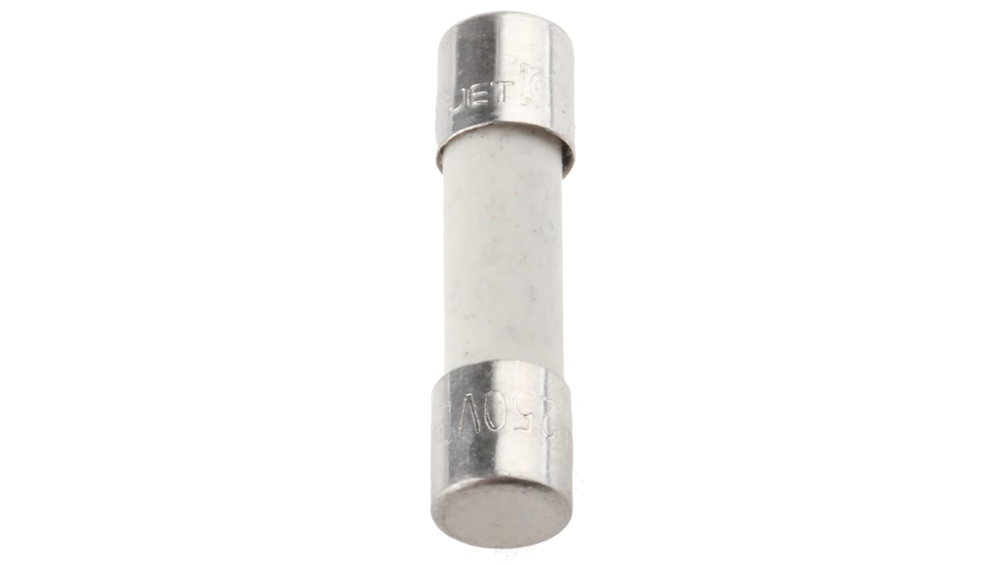 Schurter 2A F Ceramic Cartridge Fuse, 5 x 20mm