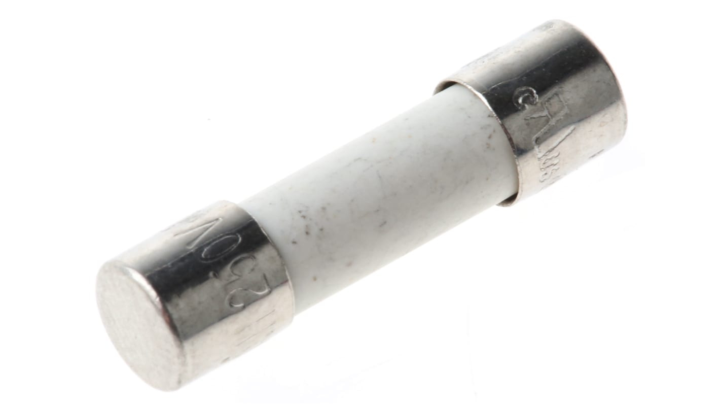 0001.1012 Schurter 6.3A F Ceramic Cartridge Fuse, 5 x 20mm RS
