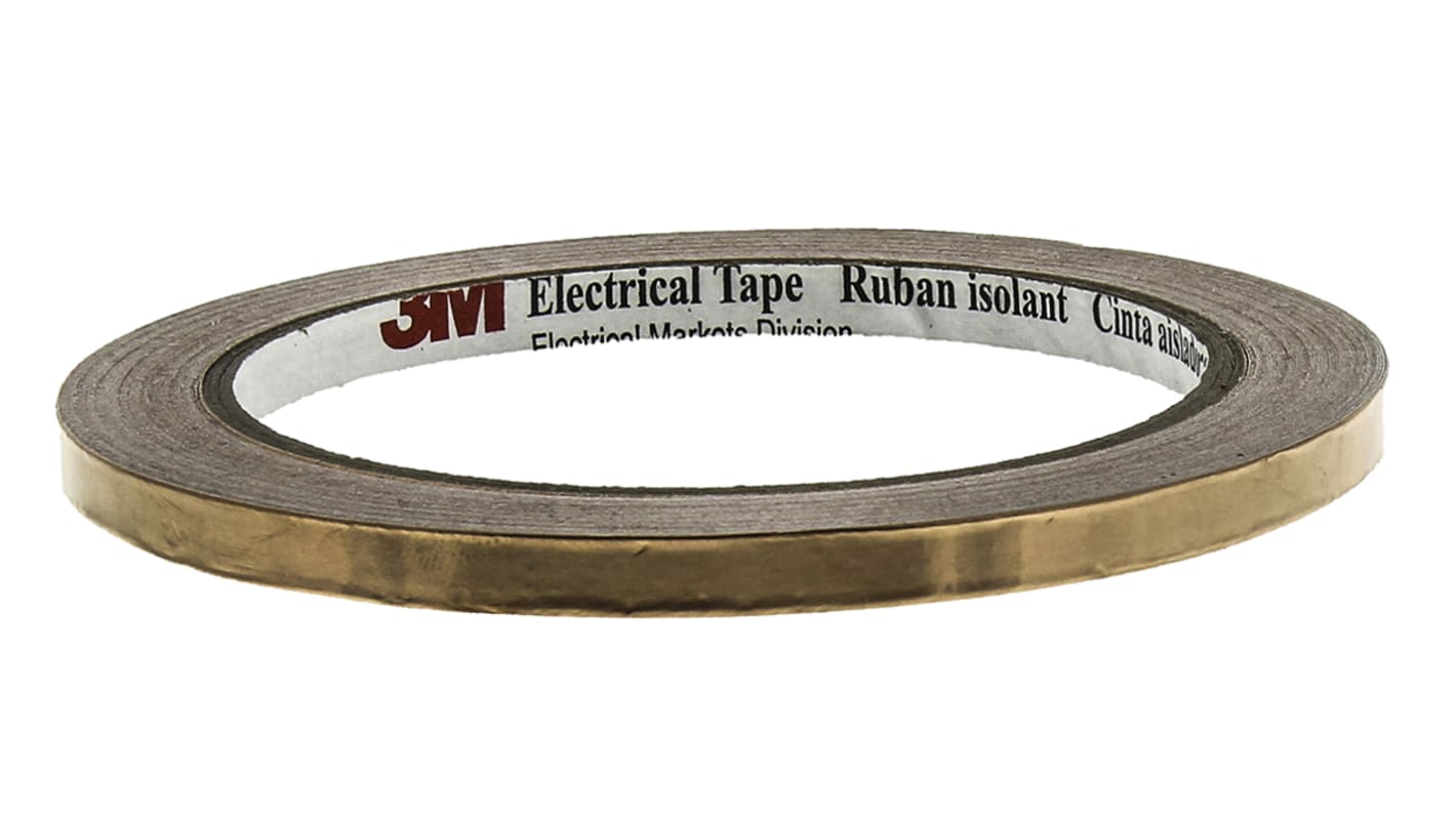 3M 1181 Conductive Metallic Tape, 6.4mm x 16m