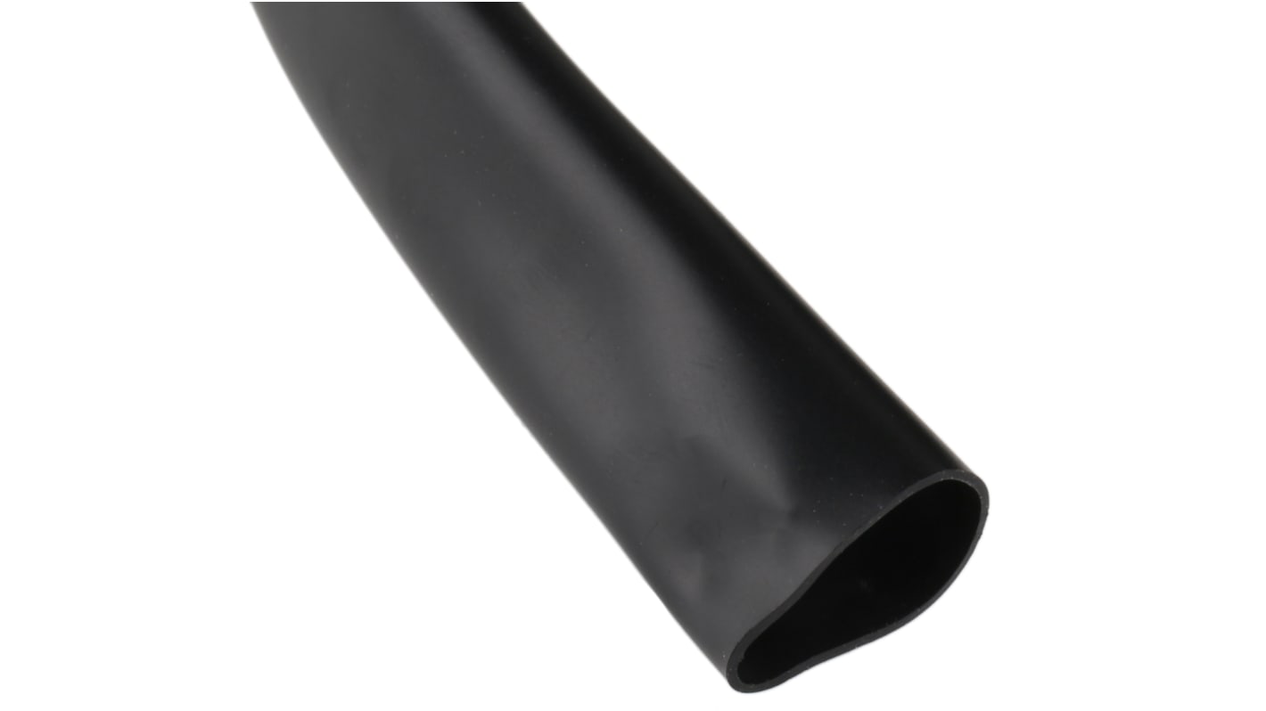 Alpha Wire PVC Black Cable Sleeve, 19.05mm Diameter, 15m Length, FIT Wire Management Series