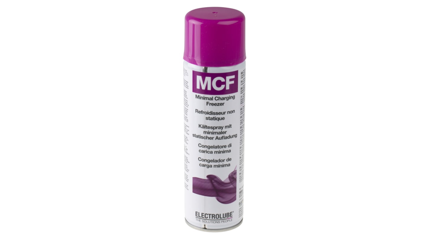 Espray de Congelación Electrolube MCF400 hasta -48°C, Aerosol de 12 x 400 ml