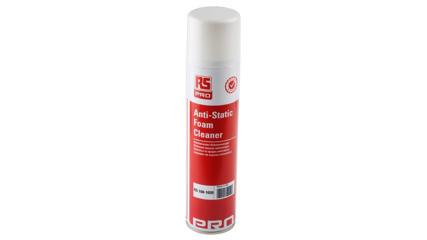 RS PRO 400ml Anti-Static Foam Cleanser