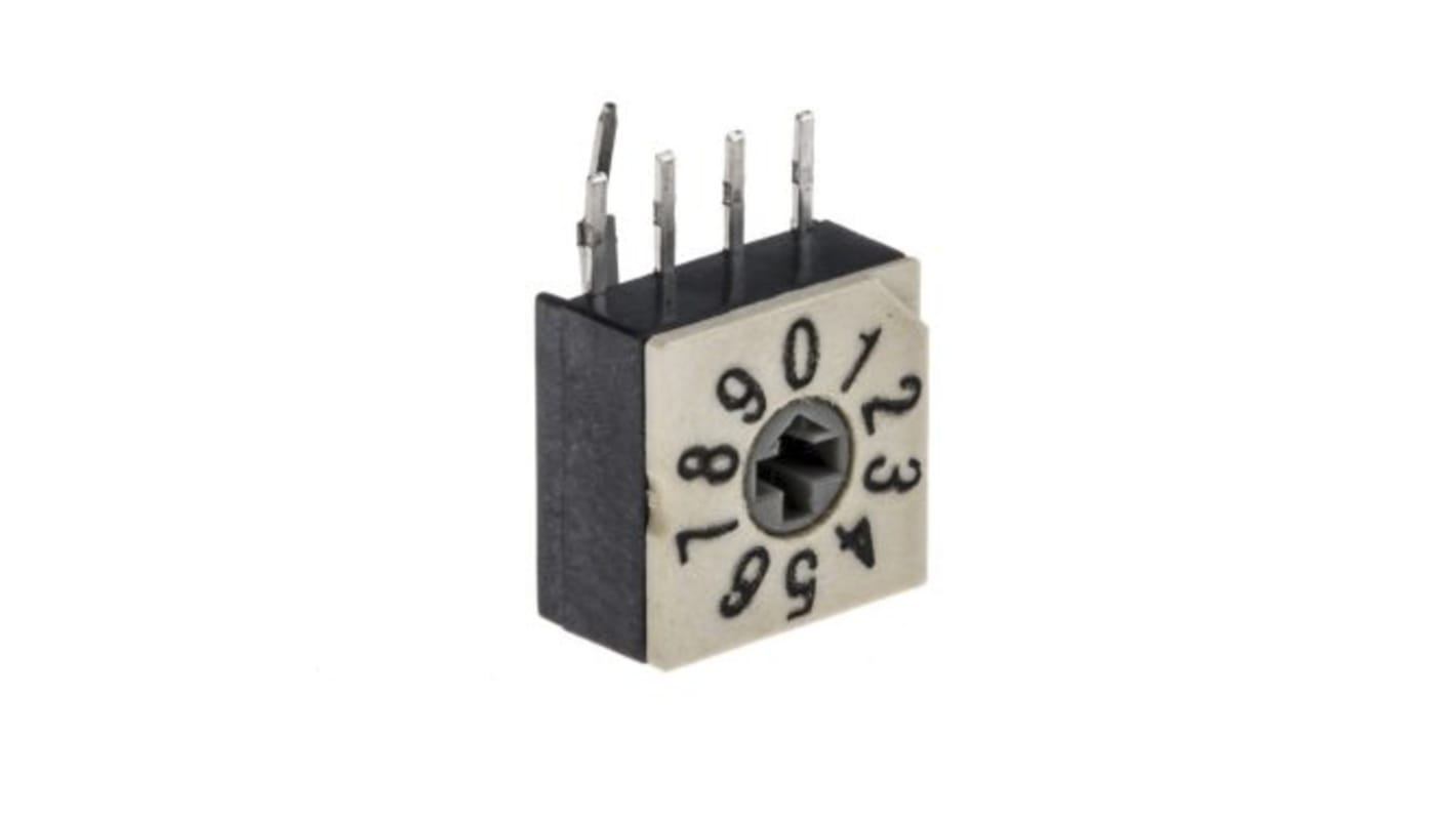 BCD Code Rotary DIP Switch 4+1 Pin