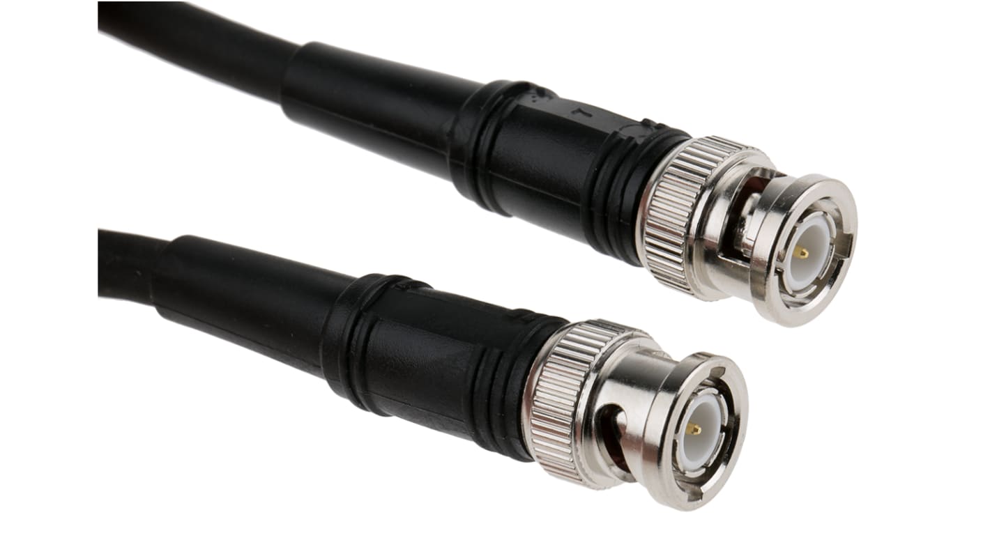 Cable coaxial RG59B/U Atem, 75 Ω, con. A: BNC, Macho, con. B: BNC, Macho, long. 5m