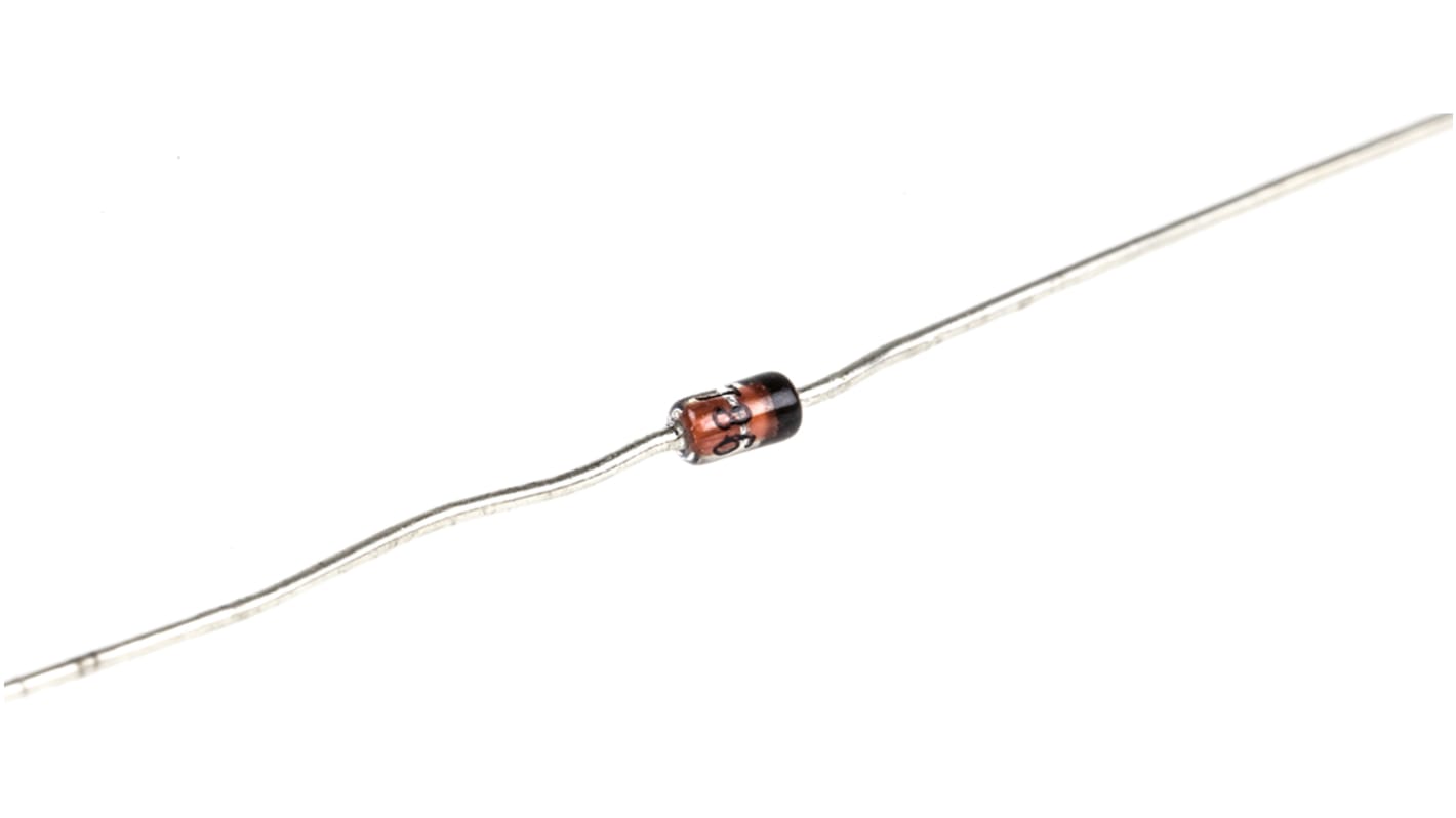 Nexperia 50V 200mA, Schottky Diode, 2-Pin DO-34 BAT86,113