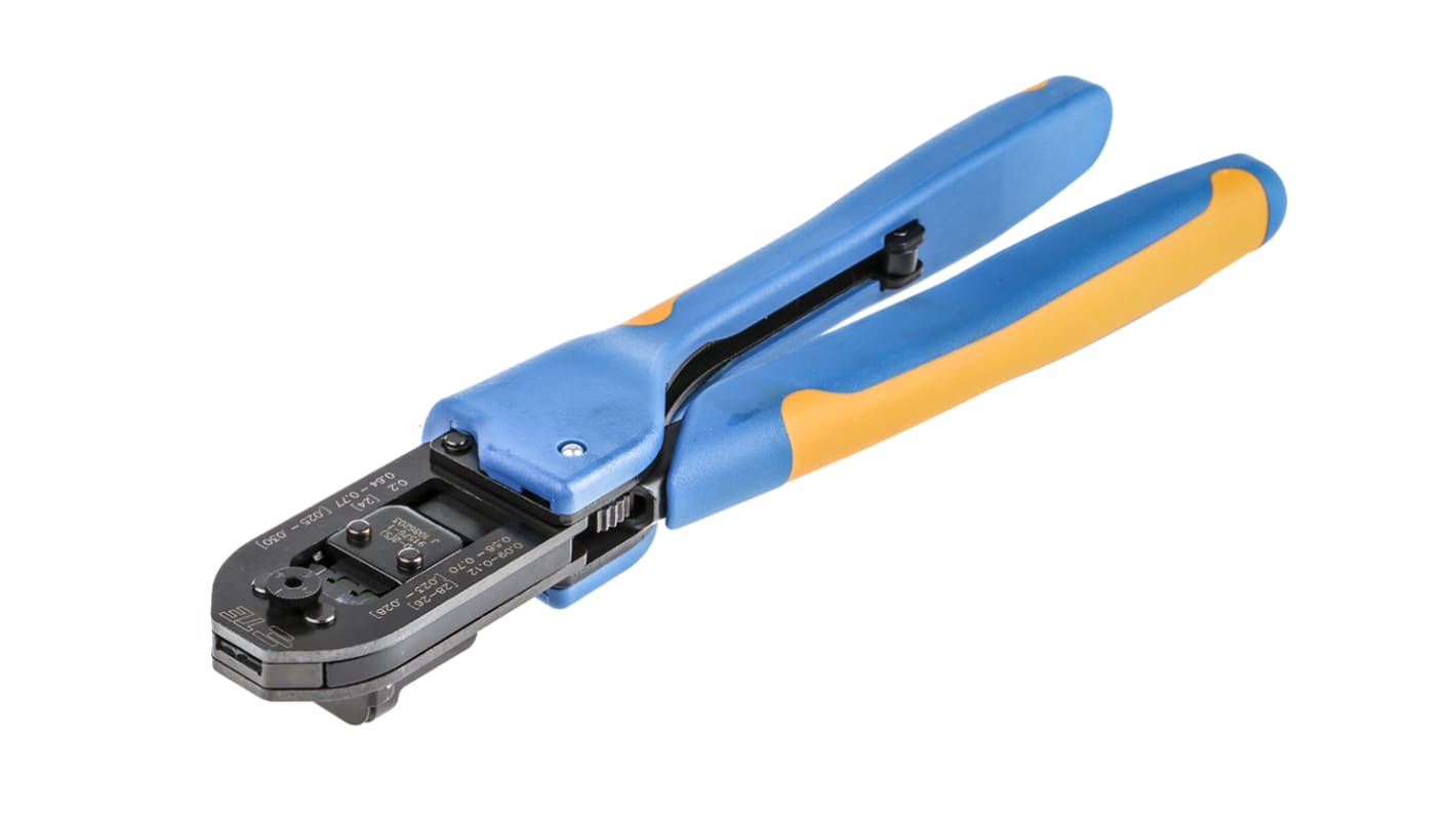 TE Connectivity CERTI-CRIMP II Hand Crimpzange 0.09mm² → 0,23mm², 0.09 → 0.23mm² / 28 → 24AWG für DYNAMIC