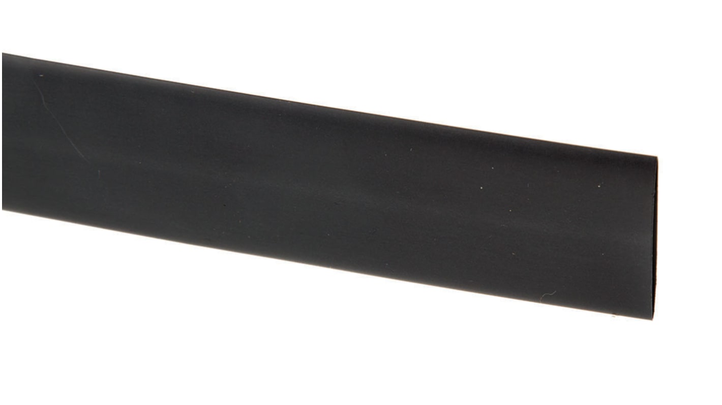Tubo termorretráctil TE Connectivity de Poliolefina Negro, contracción 2:1, Ø 19mm, long. 1.2m