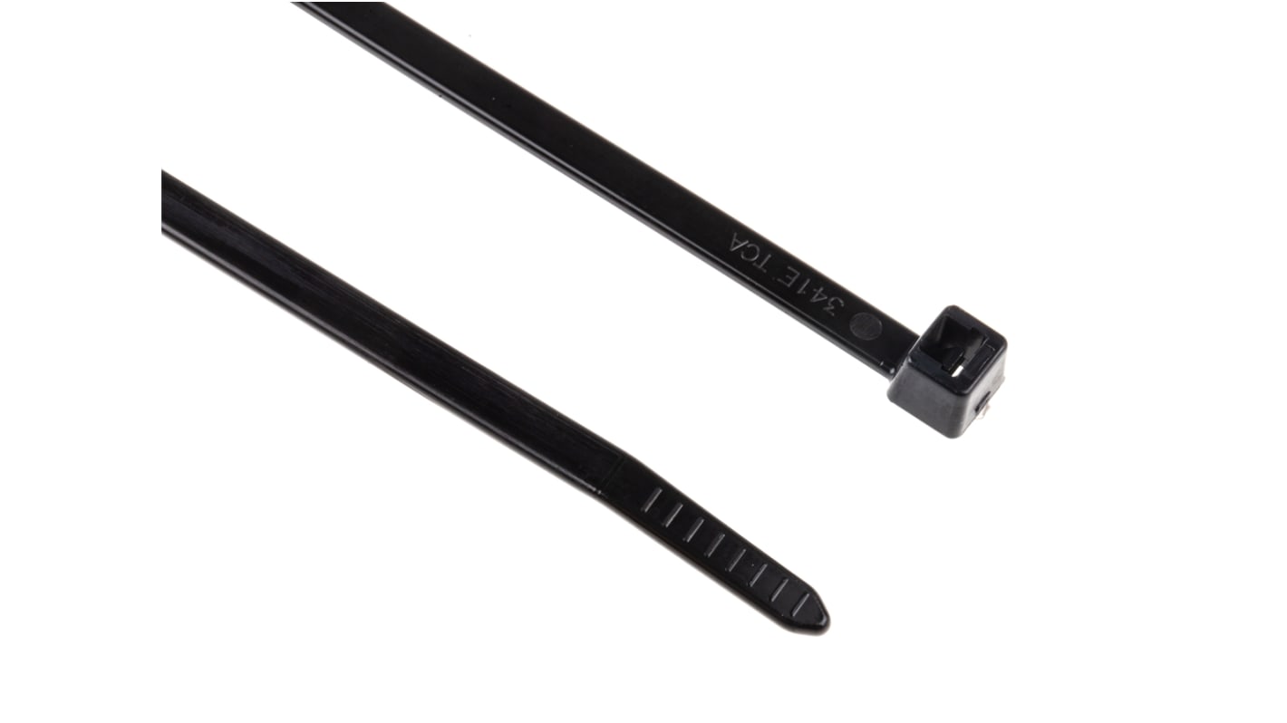 11105000 T50RPA66BK HellermannTyton Cable Tie, 200mm x 4.6 mm