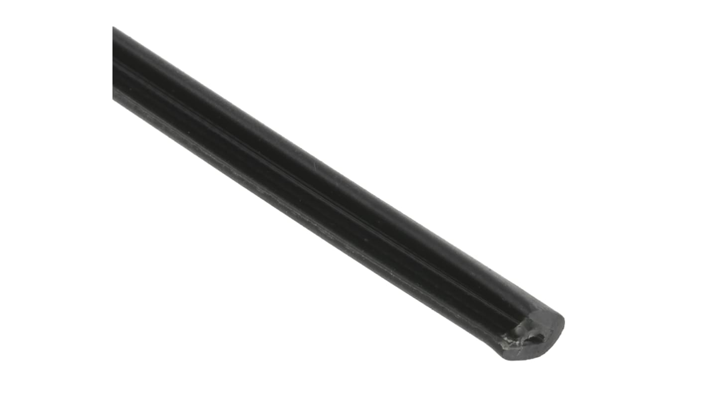 TE Connectivity Kantenschutz, Typ , Polyolefin, Schwarz, B. 3.4mm, H. 6 mm, L. 1.2m