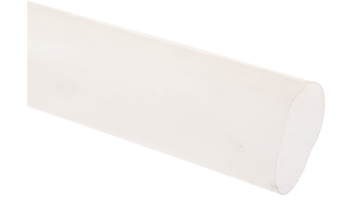 TE Connectivity Heat Shrink Tubing, Clear 12.7mm Sleeve Dia. x 1.2m Length 3.2:1 Ratio, TFER Series