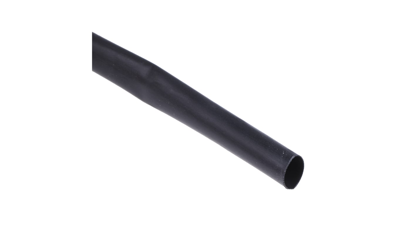 TE Connectivity Halogen Free Heat Shrink Tubing, Black 4.8mm Sleeve Dia. x 9m Length 2:1 Ratio, CGPT Series