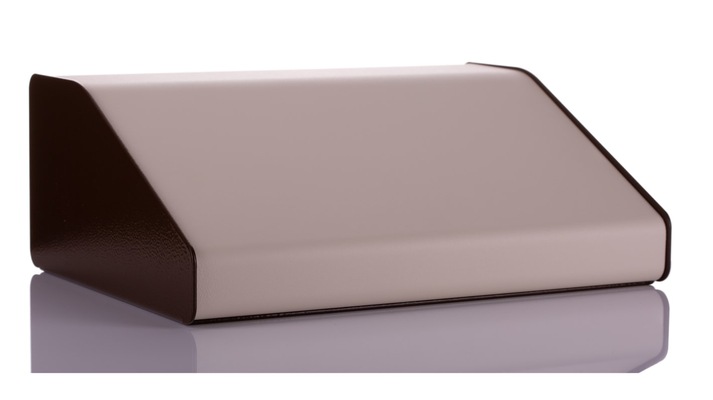 Boîtier pupitre CAMDENBOSS 2000 en Aluminium Beige, Marron, 210 mm x 381 mm x 106 mm