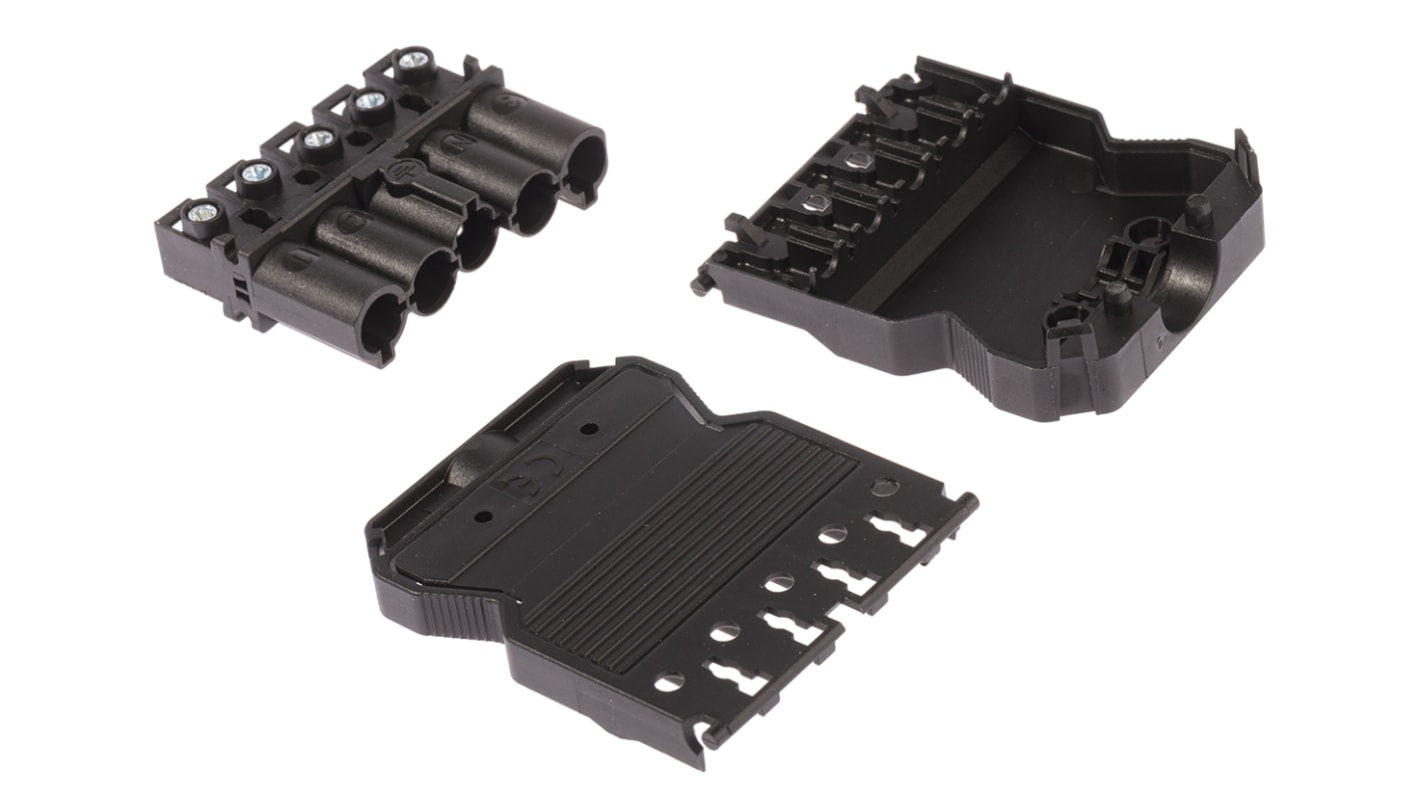 92.954.4053.1 | Conector de Macho 5 Polos, Montaje de Cable, 400 V, 20A, IP20 | RS